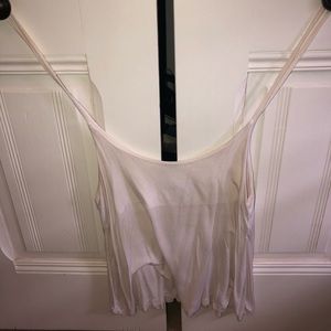 White brandy tank top